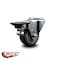 Service Caster 3'' Thermo Rubber Wheel Swivel Bolt Hole Caster with Posi Lock Brake SCC-BH20S314-TPRB-PLB - alternate 2